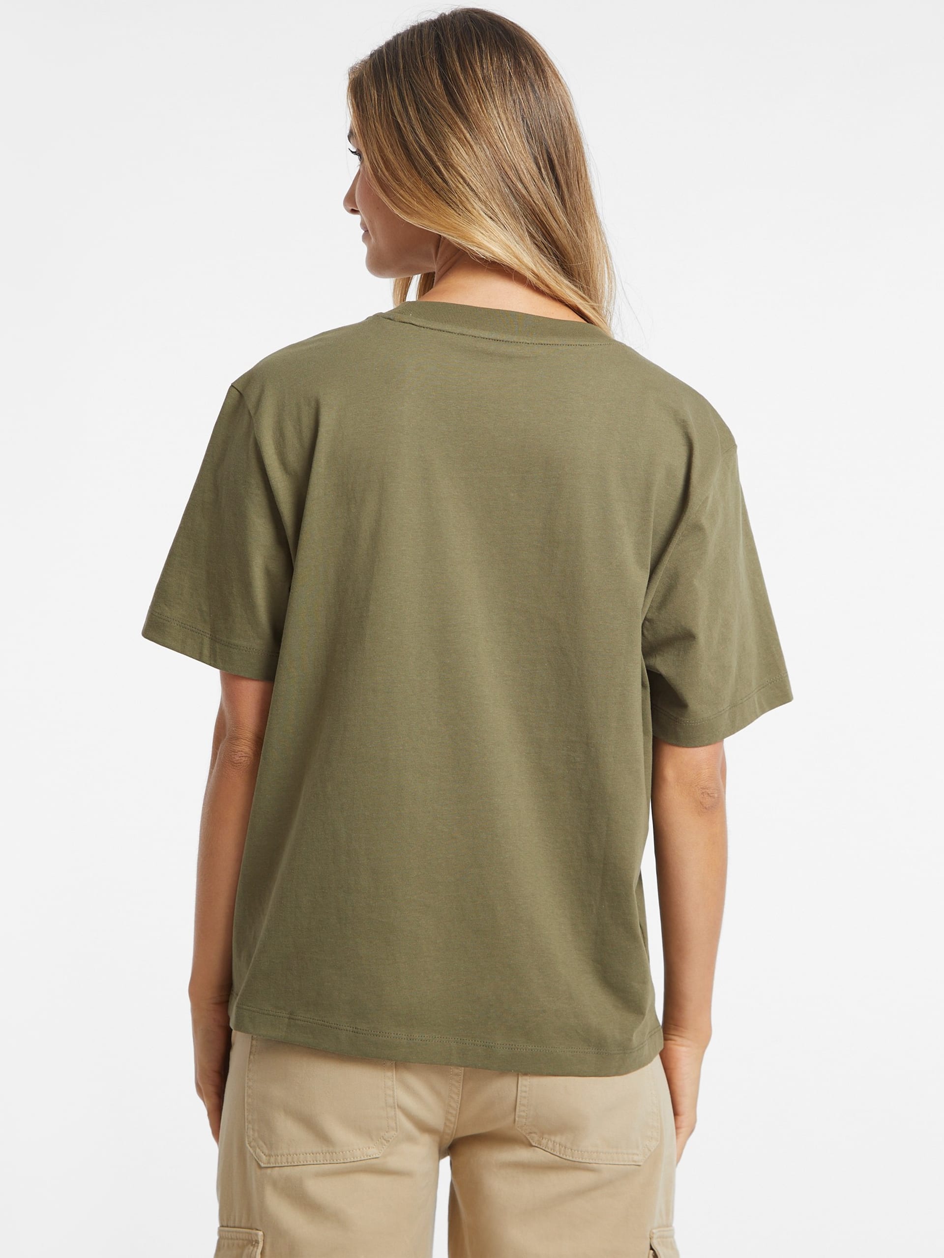 Camiseta Oversized com Logo de Estrela