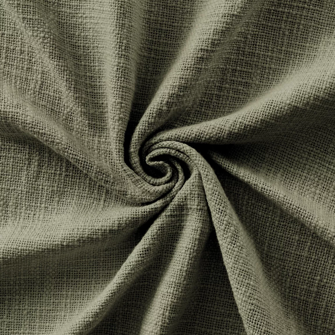 Coussin carré coton (60 x 60 cm) Sixtine Vert romarin