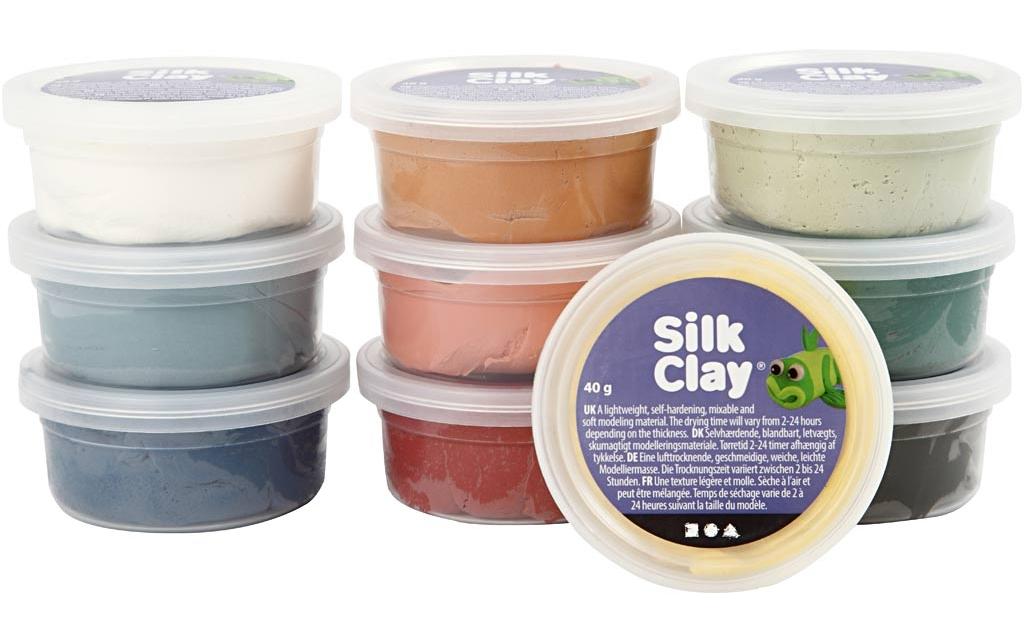 Modelliermasse Silk Clay dezente FarbenSilk Clay Modelliermasse