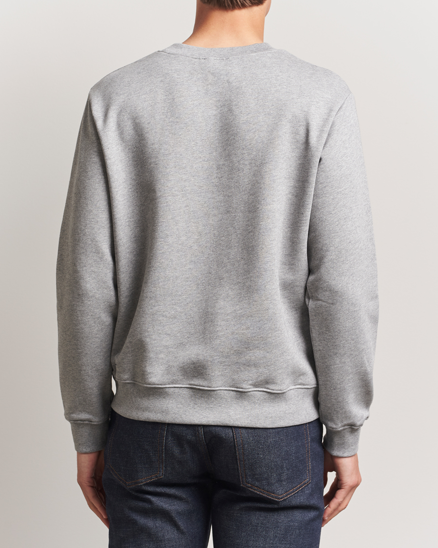 A.P.C. Embroidered APC Sweatshirt Heather Grey