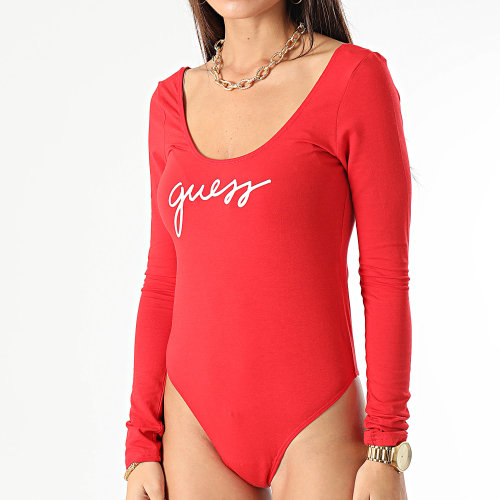 Body Manches Longues Femme O3BM03 Rouge