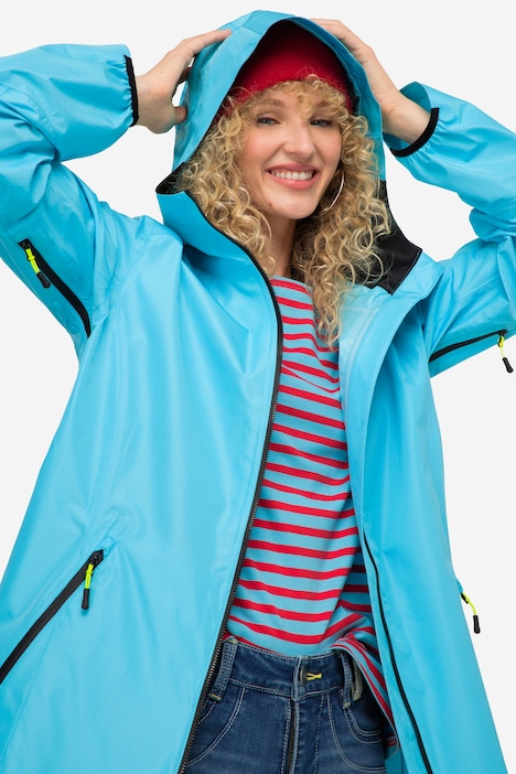 Funktions-Jacke, Kapuze, Zipptaschen