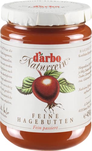 D'arbo Naturrein Hagebutten passiert