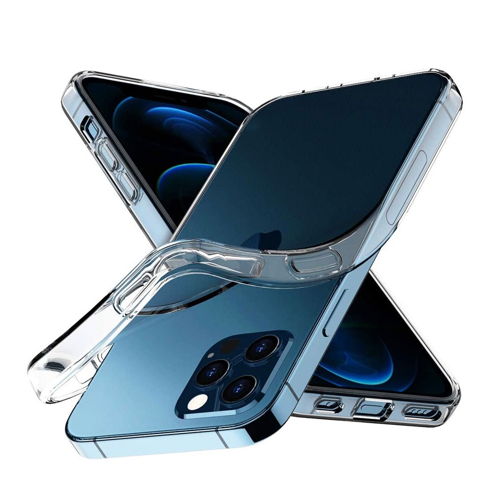 iPhone 12 / iPhone 12 Pro Gummi Case Hülle Slim Design 1.0 mm - Transparent