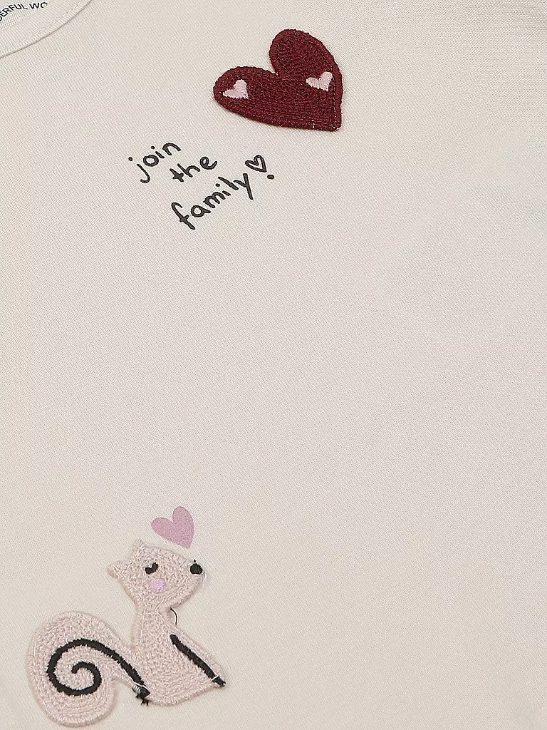 S.OLIVER Mädchen Langarmshirt weiss