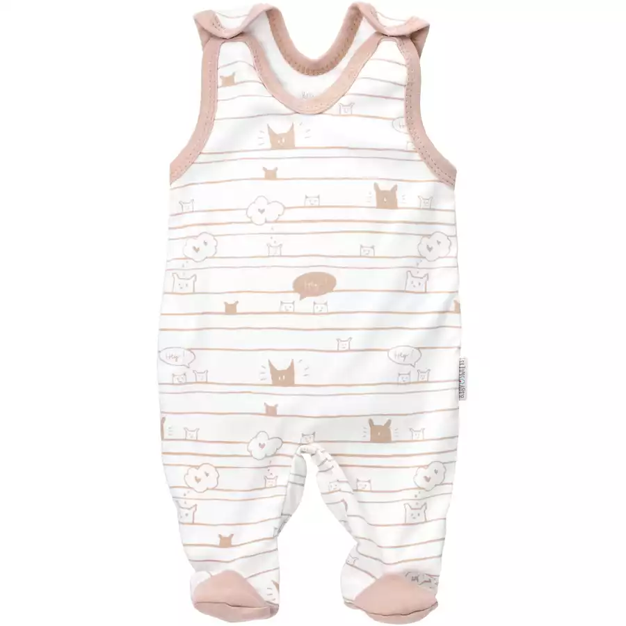Baby Sweets 3tlg Set Strampler + Shirt + Mütze Lieblingsstücke weiß creme