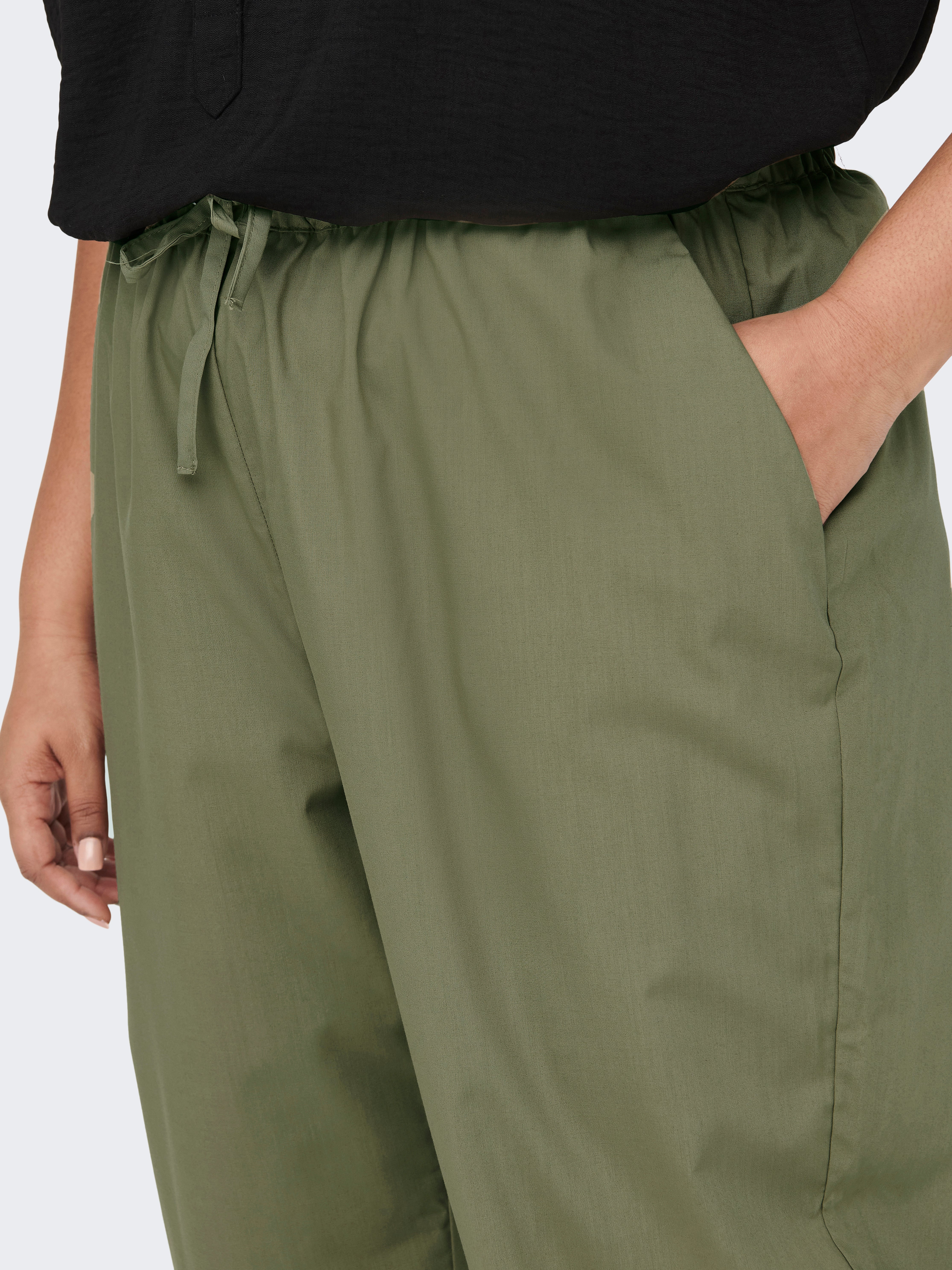 CARTIM Mittlere Taille Locker geschnitten Sweatpants Aloe