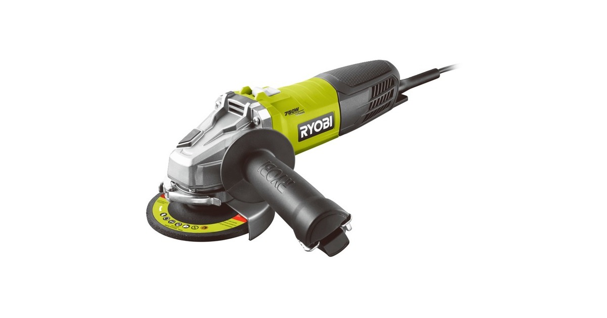 RyobiRAG750-115G haakse slijper  (Groen/zwart)