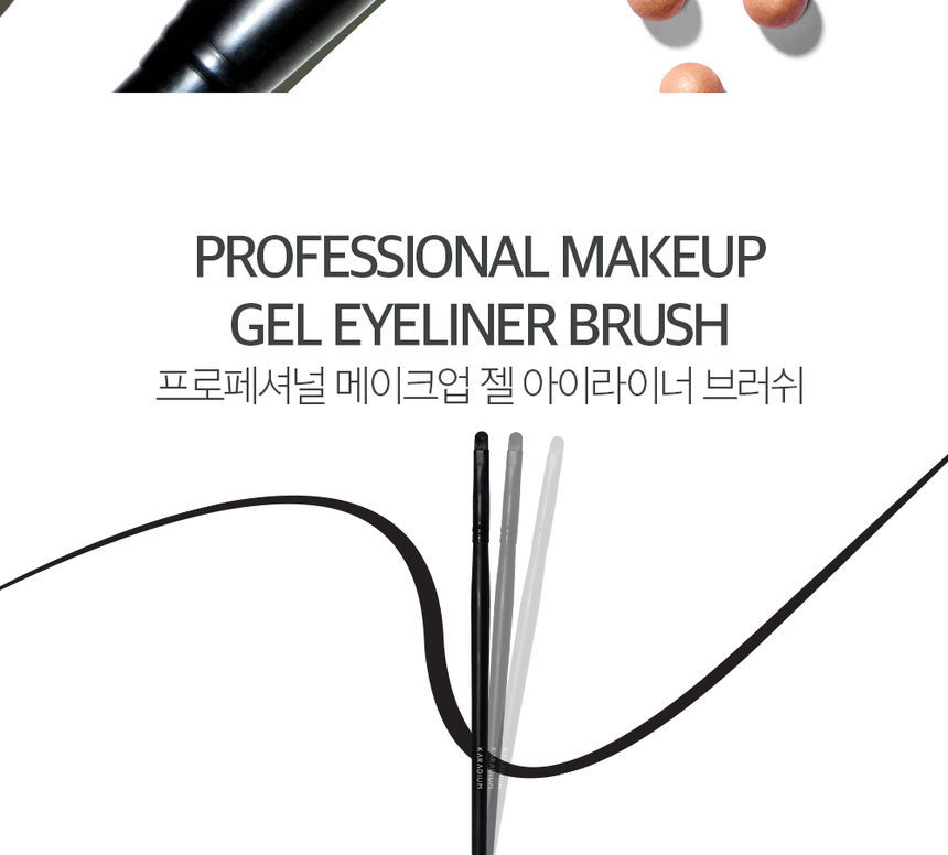 KARADIUM - Professionele make-up gel eyeliner kwast 1 st