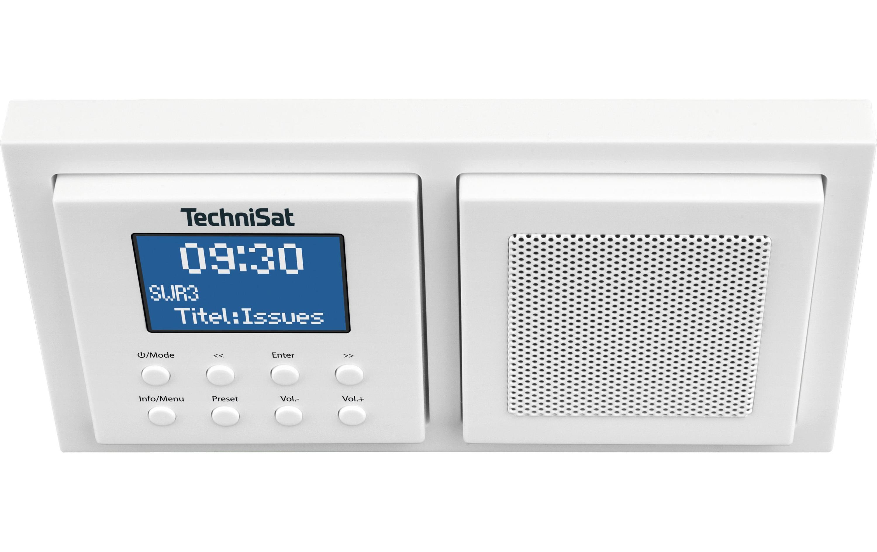 DAB+ Radio DigitRadio Up 1 WeissDAB+-Radio zur Unterputzmontage