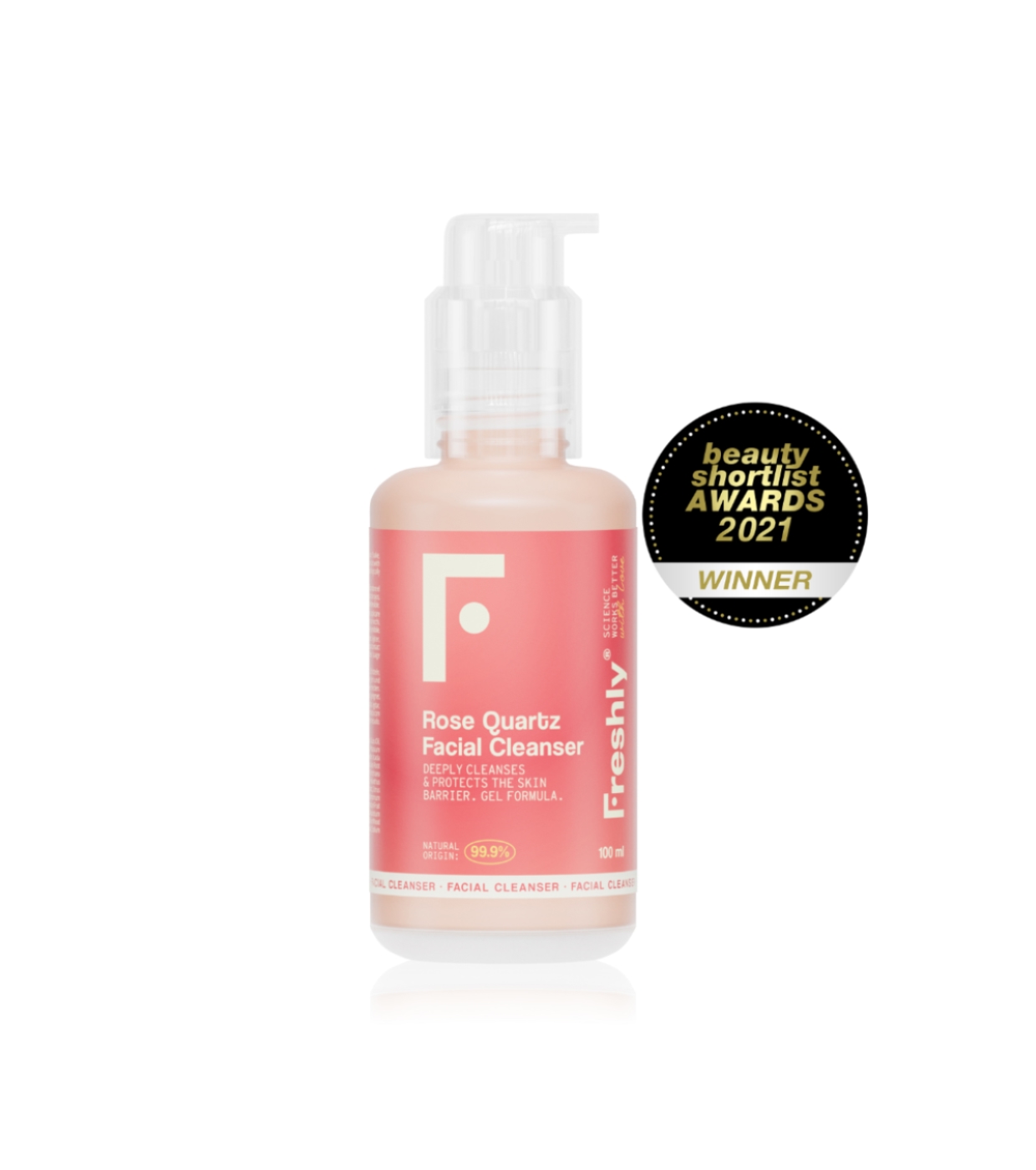 Freshly Cosmetics - Limpador Facial Rose Quartz 100ml