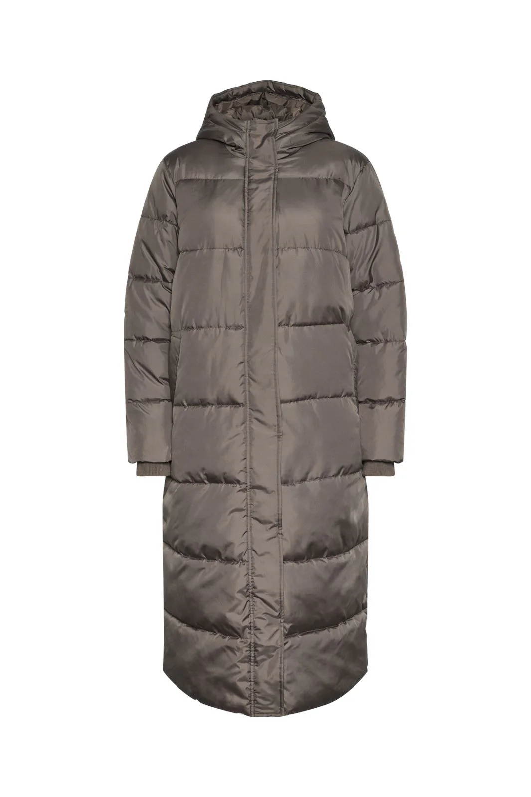 Pieces Pcmaddie Long Puffer Jacket 4543064 morel
