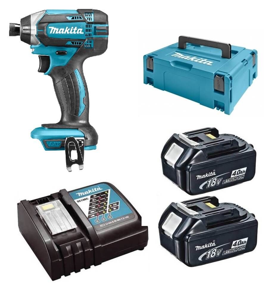 Makita DTD152RMJ 18V Li-ion accu slagschroevendraaier set (2x 4.0Ah) in Mbox