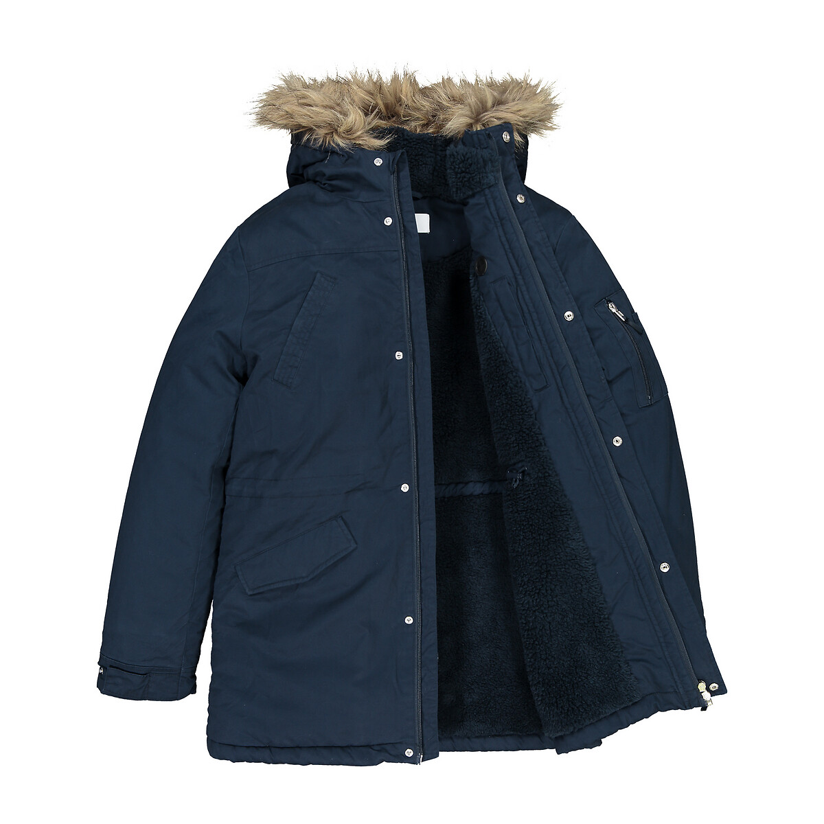 COLEÇÕES LA REDOUTE<br>Parka quente com boné