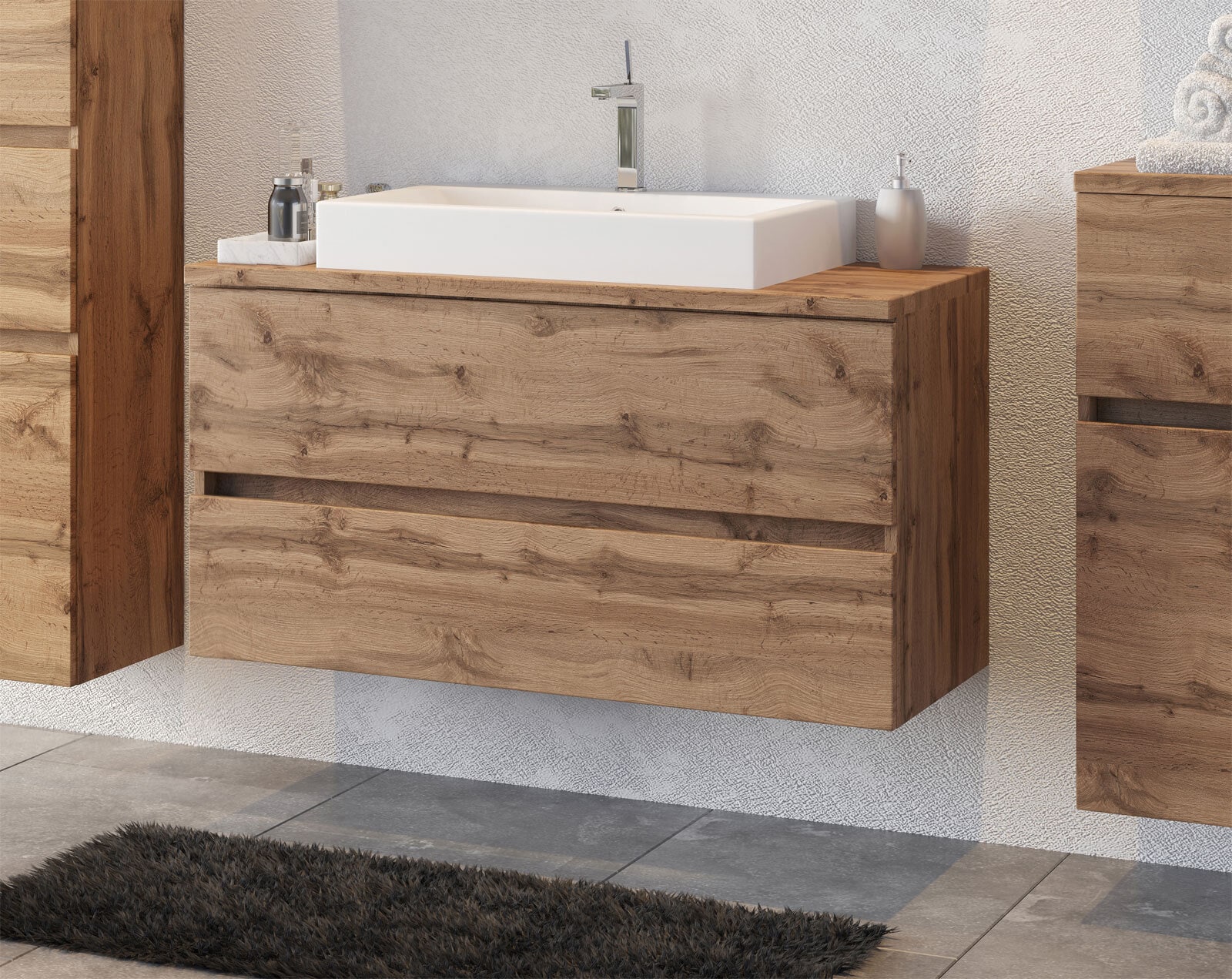 Bad-Midischrank BREGENZ braun