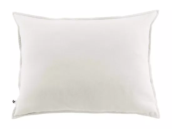 HEDDA - Taie d'Oreiller 50x70cm Flanelle de Coton Coloris Neige