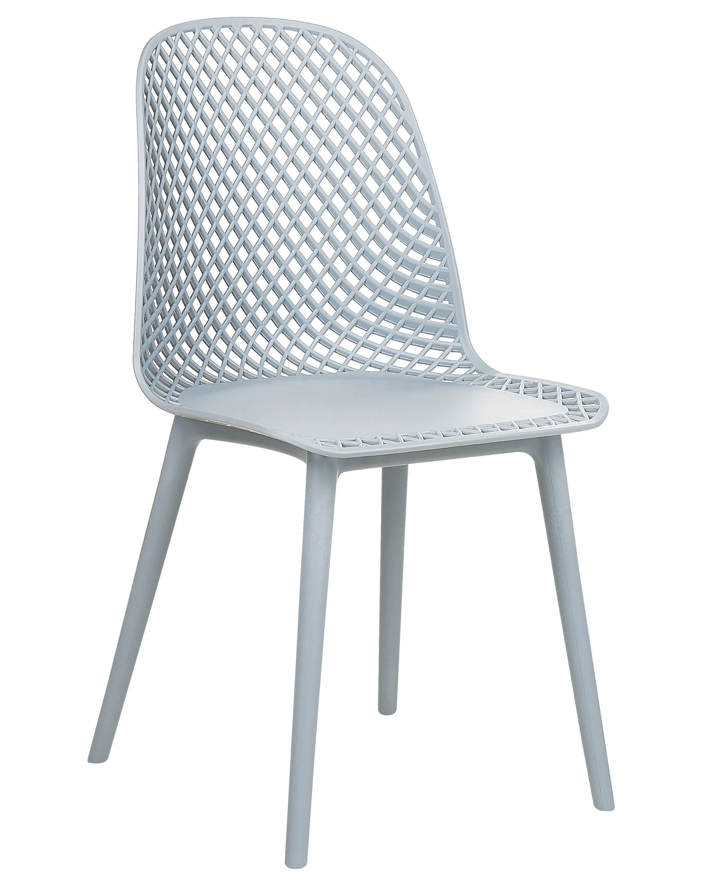 Set van 4 eetkamerstoelen EMORY Lichtblauw
