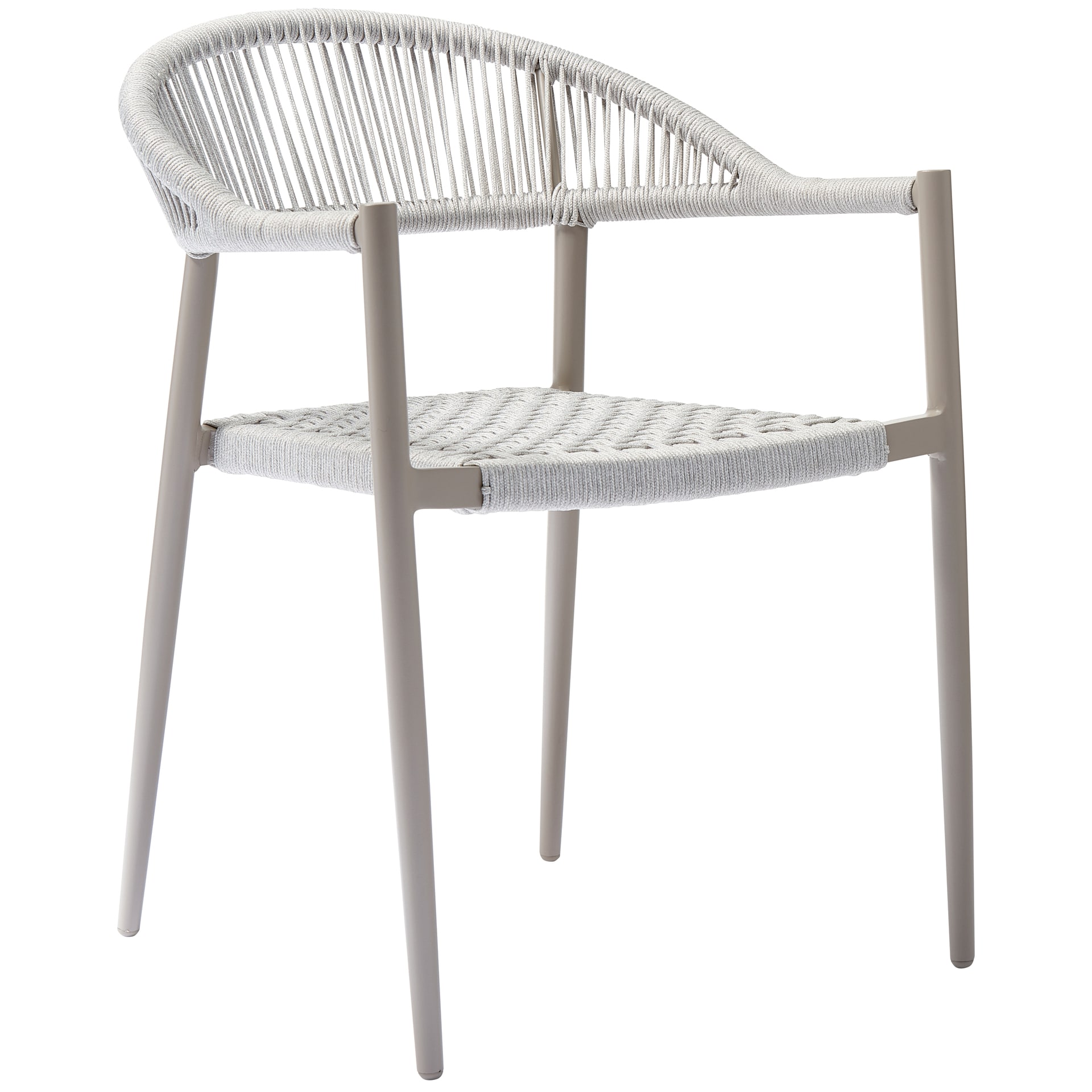 Stapelstuhl Garten YELLOW light grey