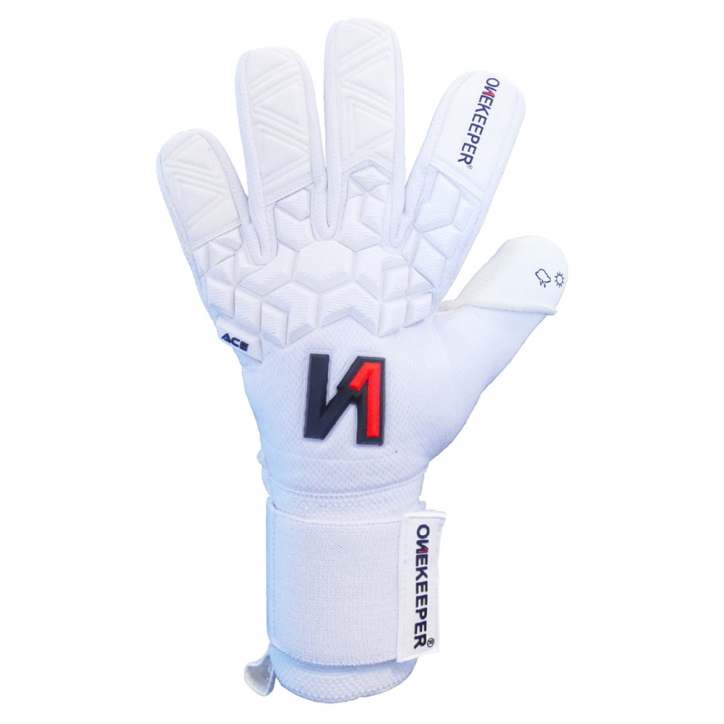 Onekeeper Ace White Keepershandschoenen Wit