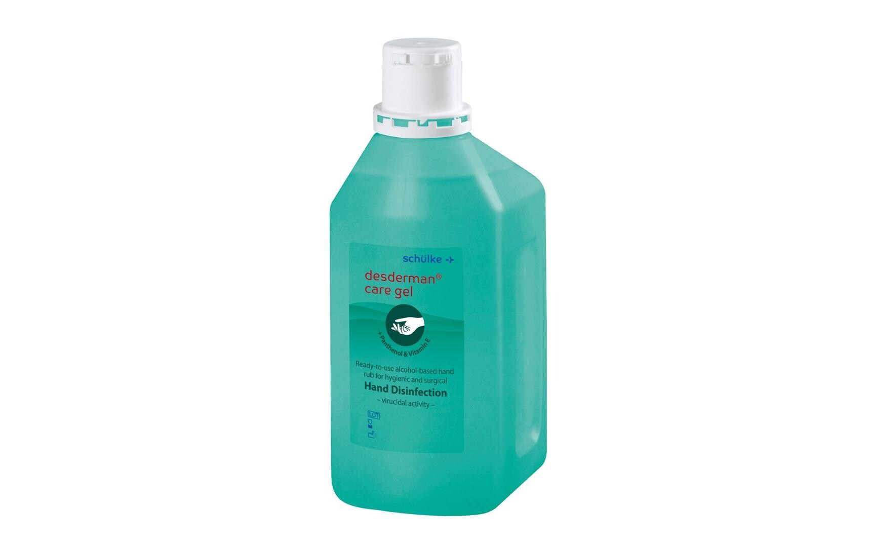 Desinfektionsgel Desderman Care Gel 1000 mlFeuchtigkeitsspendendes Händedesinfektionsmittel mit pflegenden Komponenten