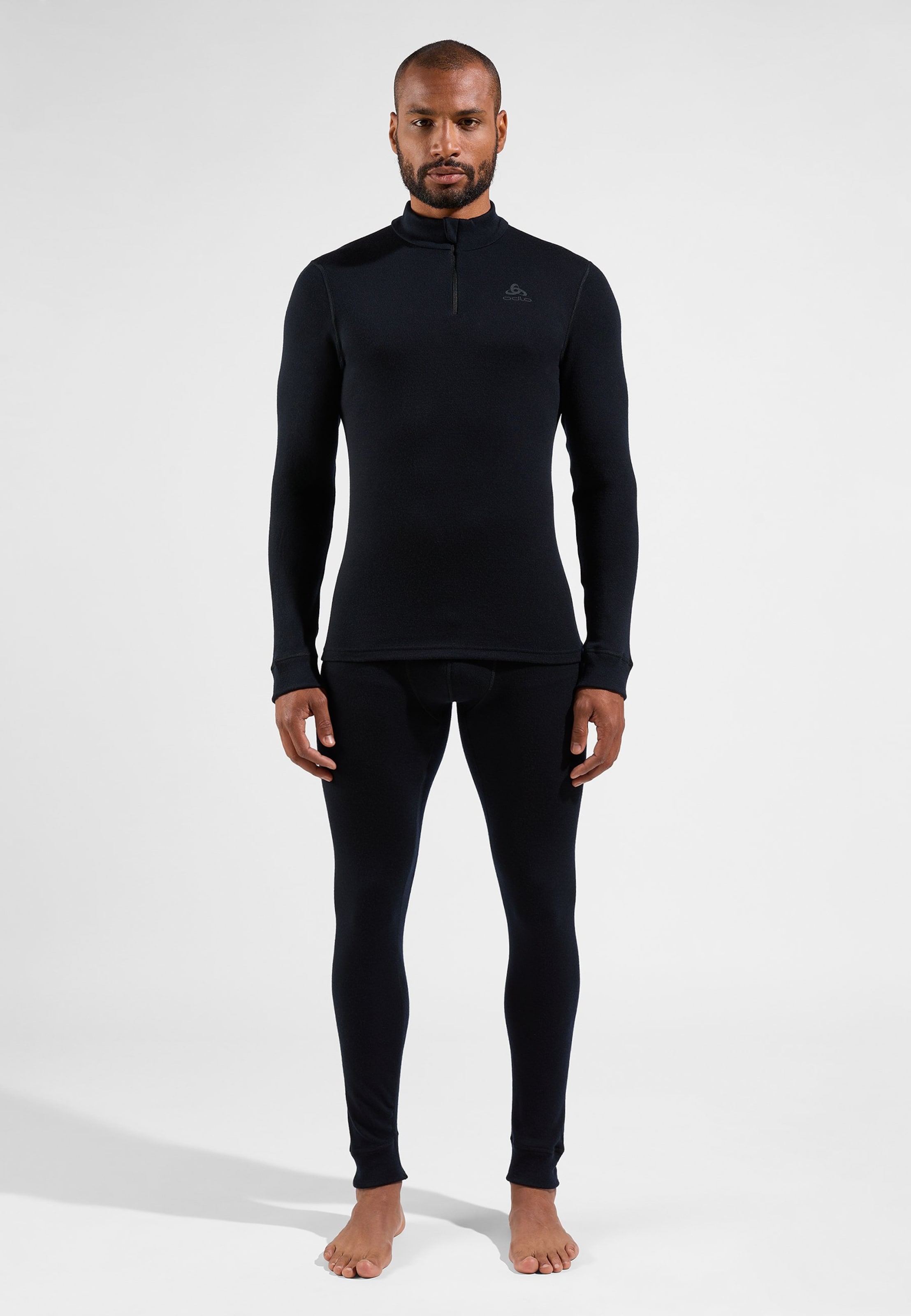 Natural Merino 260 Base Layer Tights in black