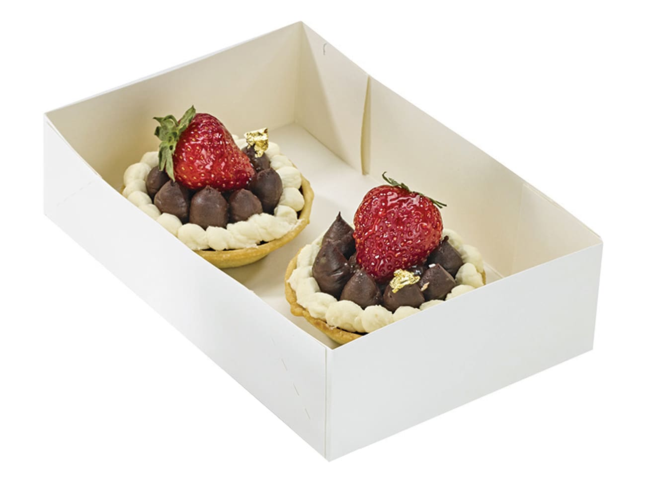 Boîte petits fours (x 100) - 14 x 10 cm - Mallard Ferrière