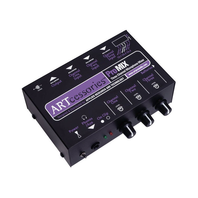 ART ProMix 3-kanaals microfoon mixer