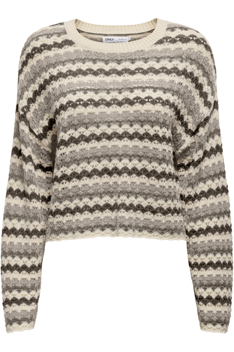 Only beige dames trui