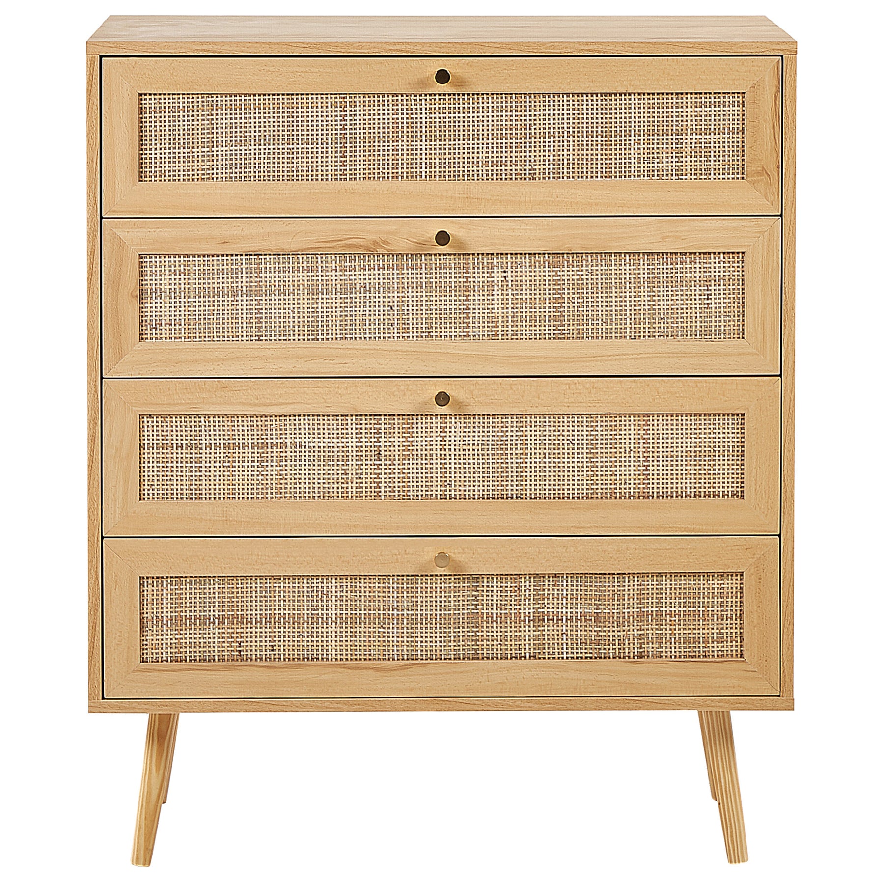 Beliani - PEROTE - Commode - Lichte houtkleur - Rotan