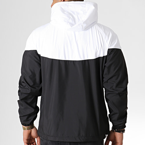 Coupe Vent Capuche TB2107 Noir Blanc