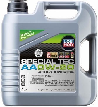 Liqui Moly - Special Tec AA - Motorolie - 0W-20 - 4 Liter