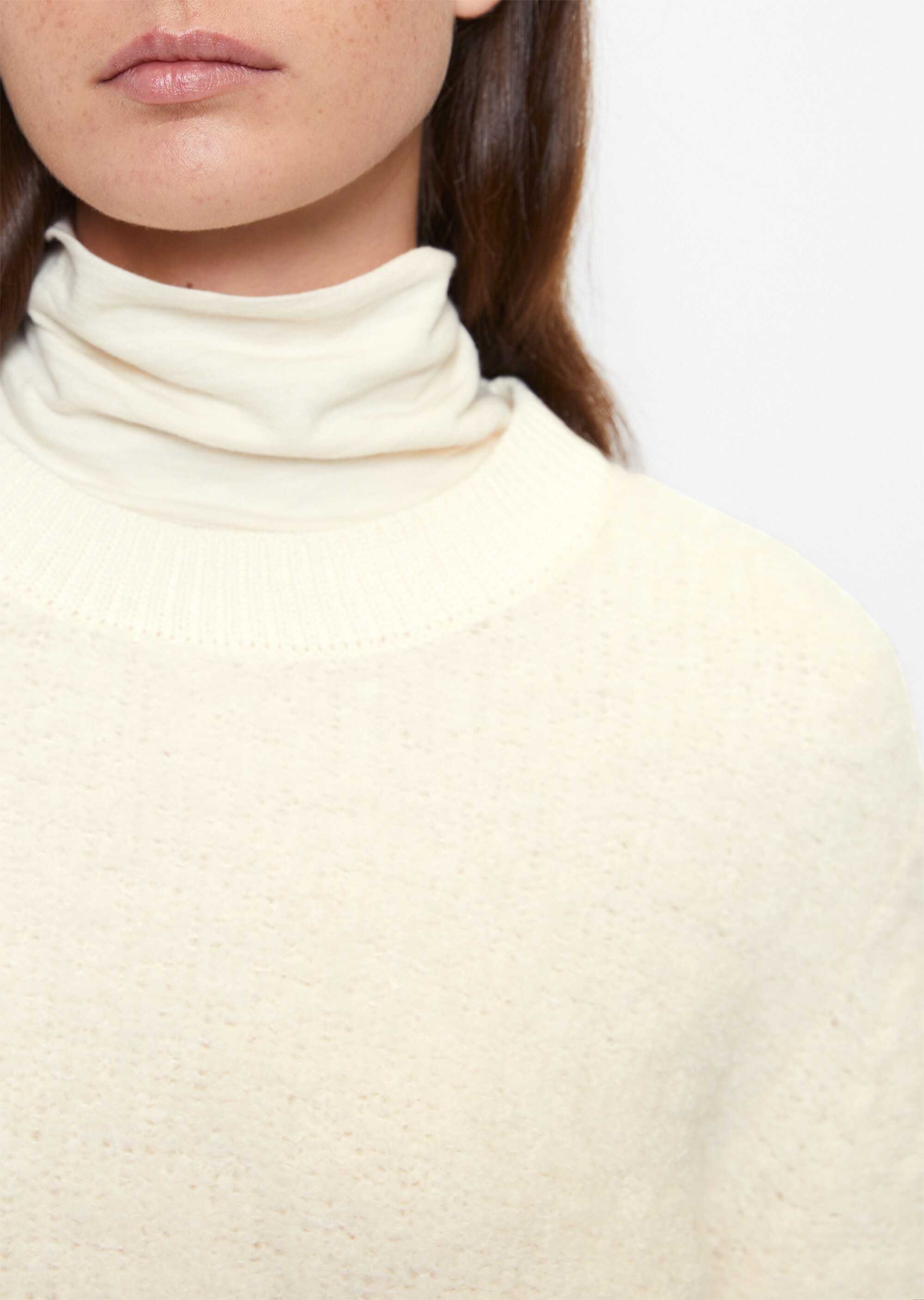 Bouclé-Pullover relaxedmit kuscheliger Alpakawolle