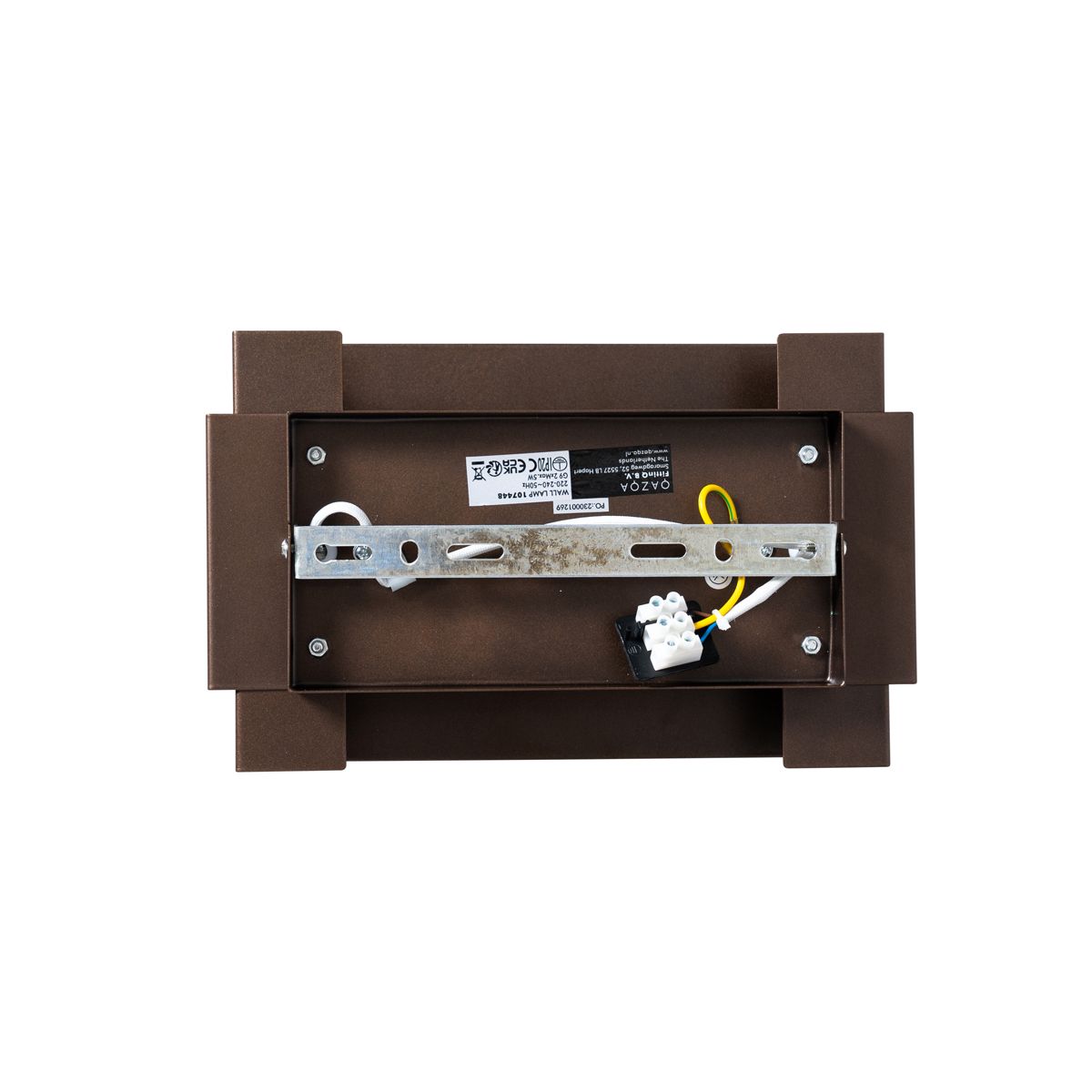 Smart wandlamp donkerbrons 2-lichts incl. 2 Wifi G9 - Coen