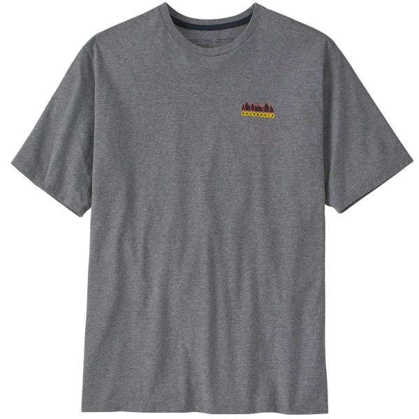 T-shirt PATAGONIA M'S FITZ ROY WILD RESPONSIBILI-TEE GRAVEL HEATHER