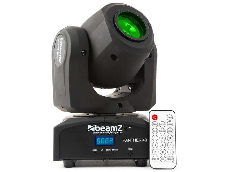 BeamZ Moving Head Panther 40 Vielseitiger und lichtstarker LED Spot Moving-Head