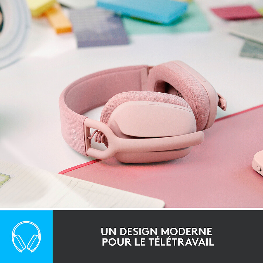 Logitech Zone Vibe 100 - Rose