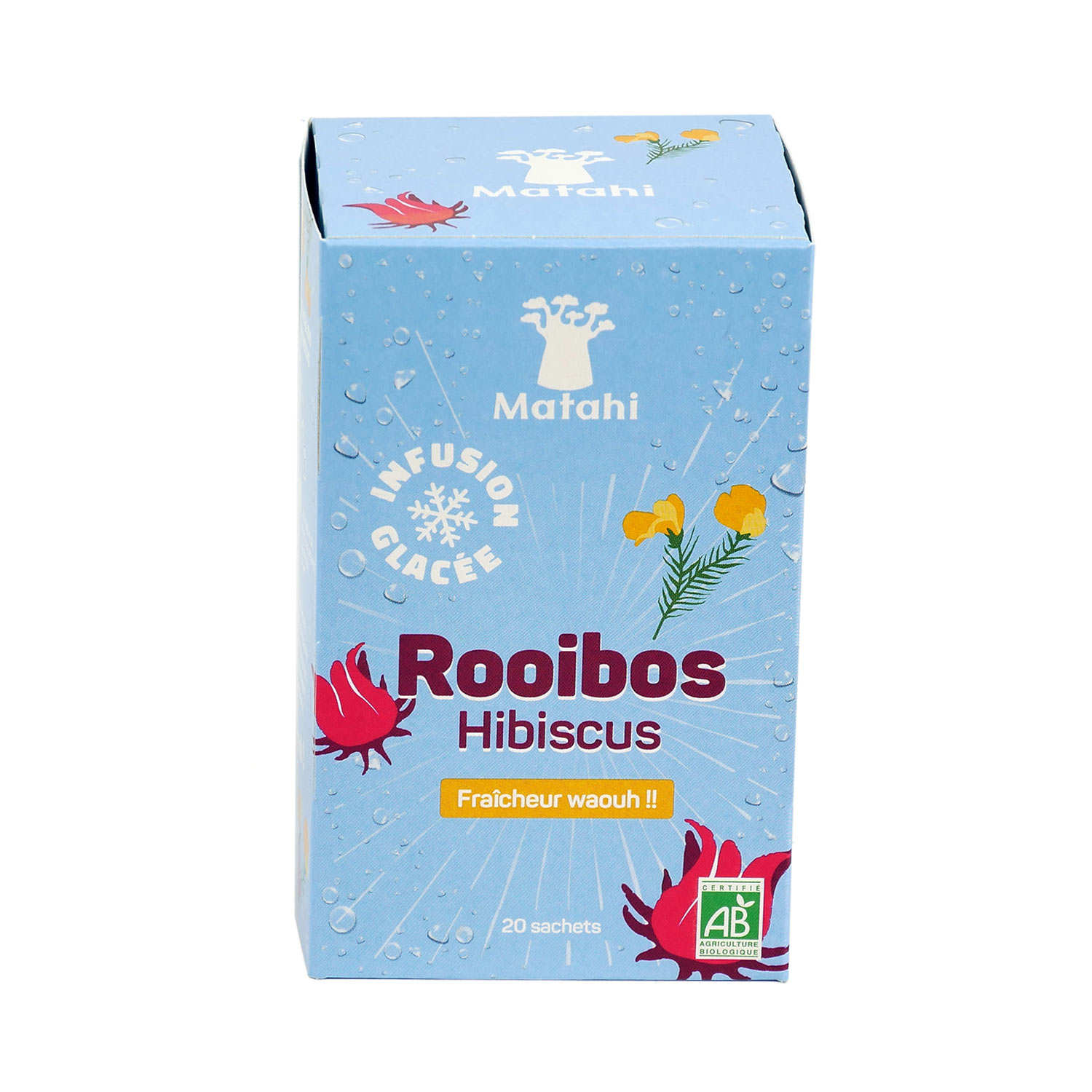 Infusion glacée Rooibos Hibiscus