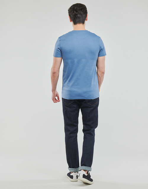 Timberland - SS DUNSTAN RIVER JERSEY CREW TEE SLIM - Bleu