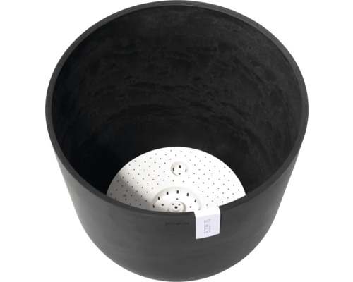 Ecopots Oslo kunststof bloempot, Ø 42,6 cm, 45 x 45 x 39,4 cm, donkergrijs
