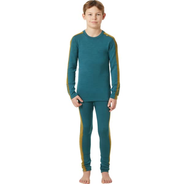 Ensemble thermique HELLY HANSEN JR LIFA MERINO MIDWEIGHT SET DARK CREEK