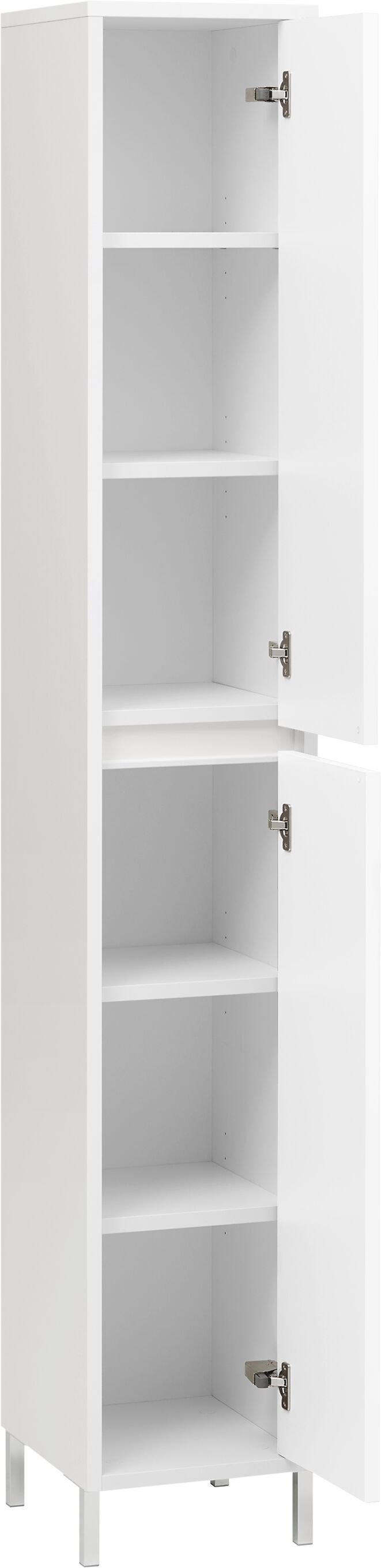 SIERRA Hochschrank - Weiss / B: 30.0 cm x T: 35.0 cm x H: 190.0 cm