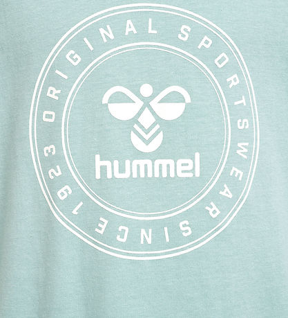 Hummel T-Shirt - hmlTres Circle - Blue Surf