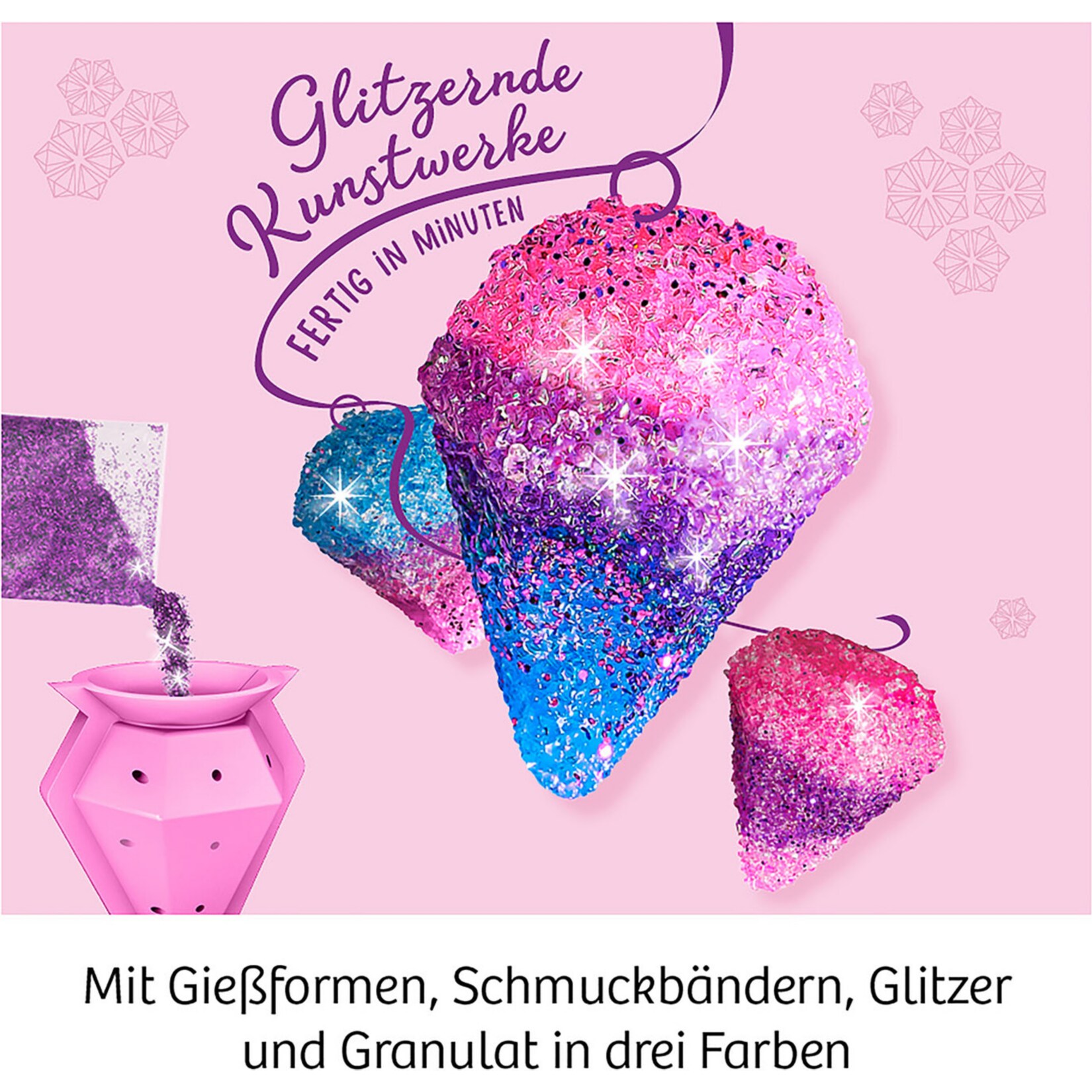 Kosmos Experimentierkasten Glitzer-Diamanten