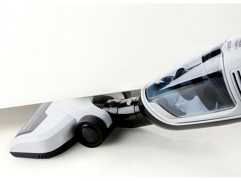 Domo Akku-Hand- und Stielsauger DO217SV Weiss Akku-Hand- und Stielstaubsauger