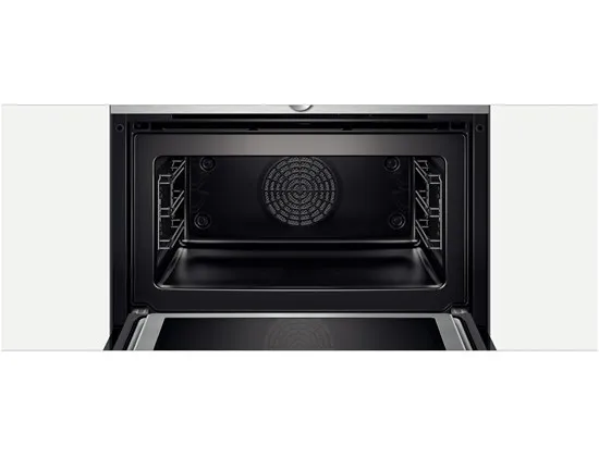 Bosch Serie | 8 CMG633BS1 - Kombinationsovn - til indbygning - niche - bredde: 56 cm - dybde: 55 cm - højde: 45 cm - med selv-rengøring - inox
