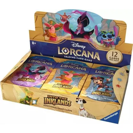 Ravensburger Disney Lorcana: Die Tintenlande - Display mit 24 Booster Packs (Englisch)
