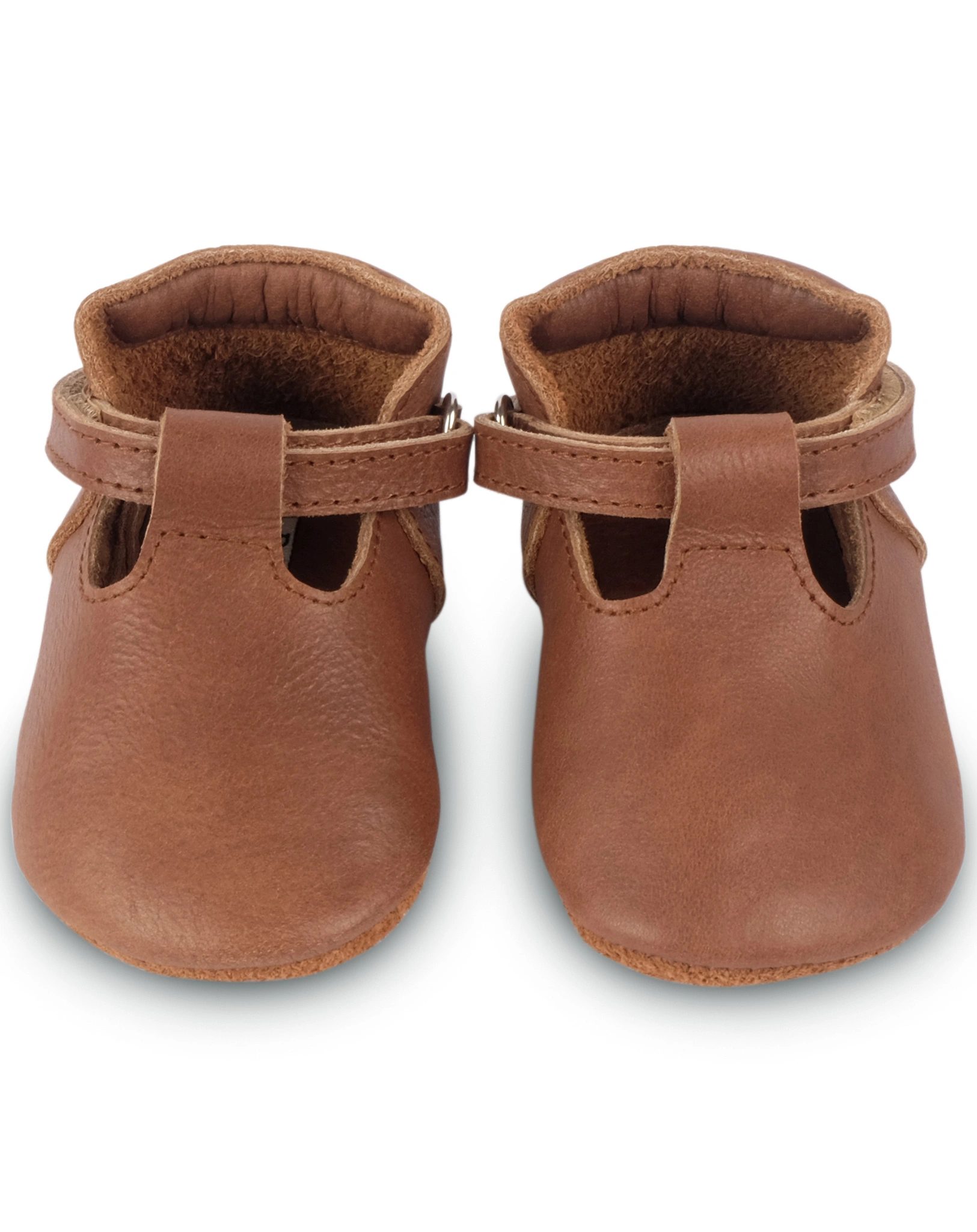Krabbelschuhe ELIA in cognac