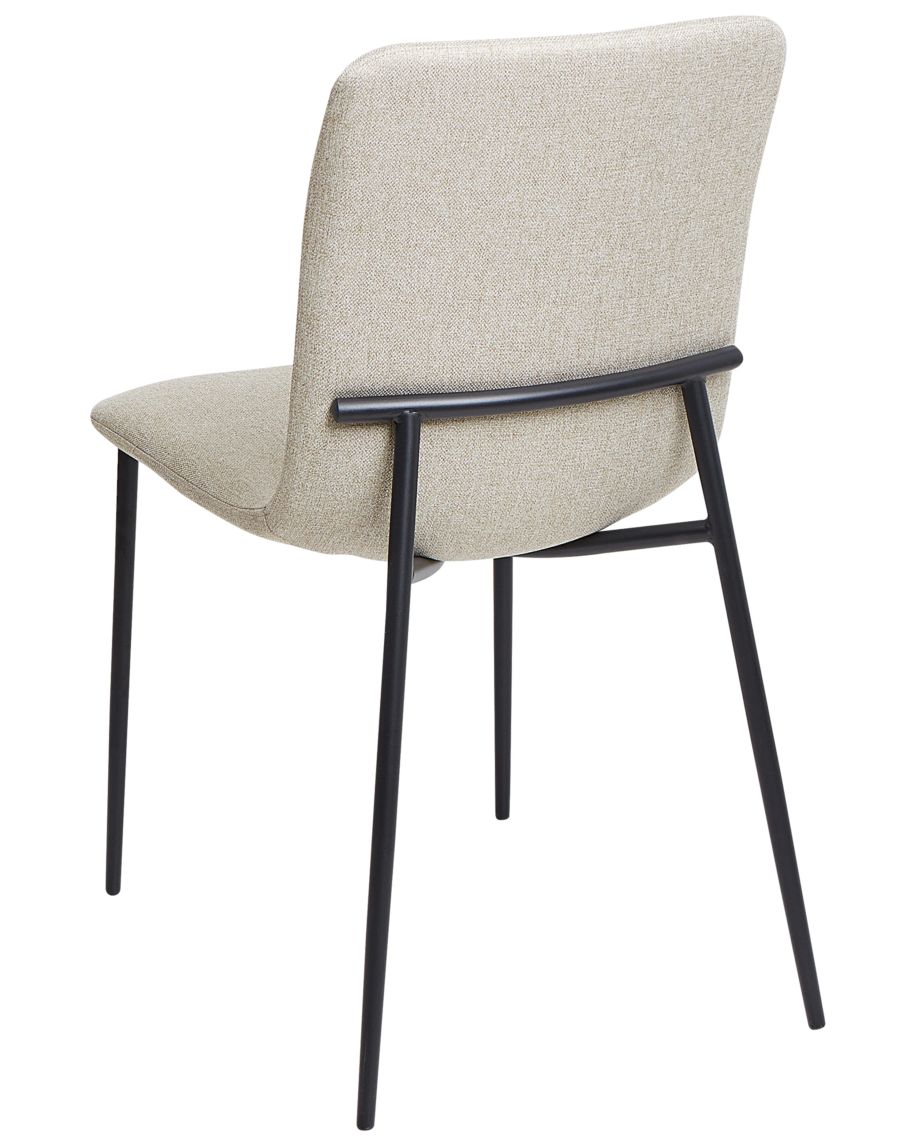 Set van 4 eetkamerstoelen GLENDIVE Lichtbeige