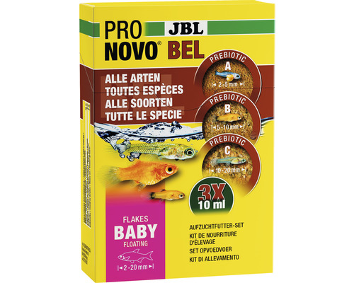JBL PRONOVO BEL FLAKES BABY opvoedingsvoeding, vlokkenvoeding, 3x10ml