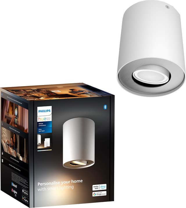 Philips Hue Pillar enkelt spotlys 4,2W GU10 (hvid)